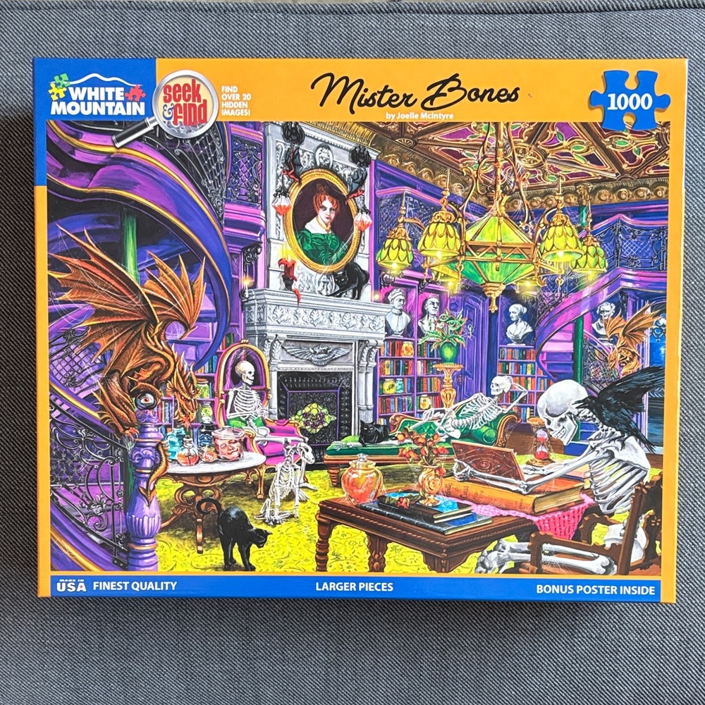 White Mountain Mister Bones 1000 Piece Puzzle